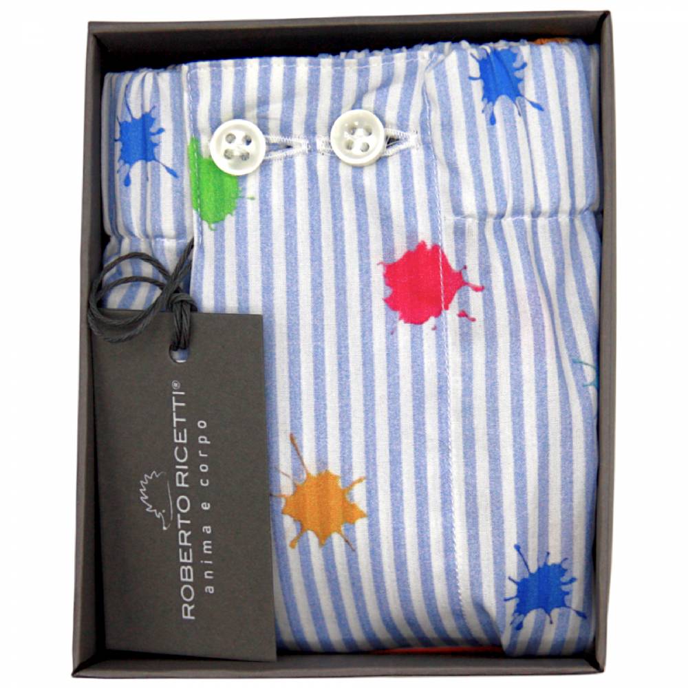 Roberto Ricetti BOXER UOMO CLASSIC - STAMPA MACCHIA MULTICOLOR