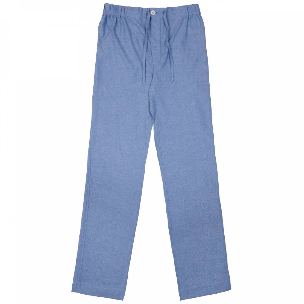 Roberto Ricetti PANTALONE LUNGO - COTONE CALDO AZZURRO