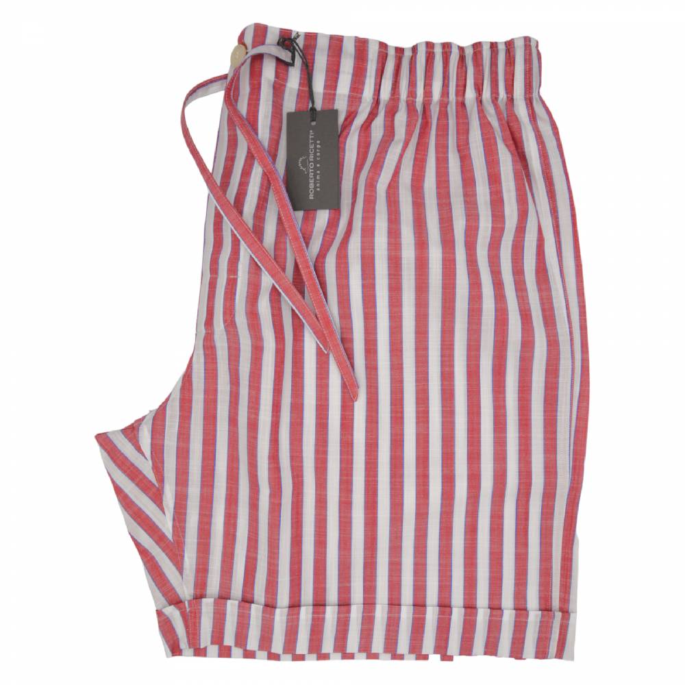Roberto Ricetti PANTAPA' CORTO - RIGHE ROSSE, BIANCHE E BLU