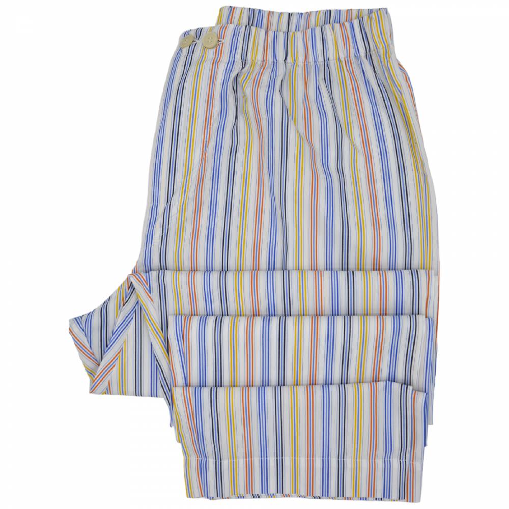 Roberto Ricetti PIGIAMA ESSENTIAL LUNGO - RIGHE MULTICOLORE