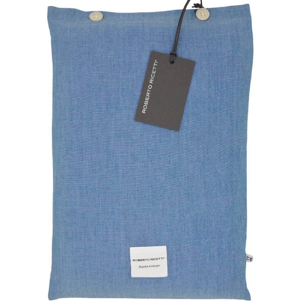 Roberto Ricetti PIGIAMA VENEZIA - CHAMBRAY PROFILO ROSSO