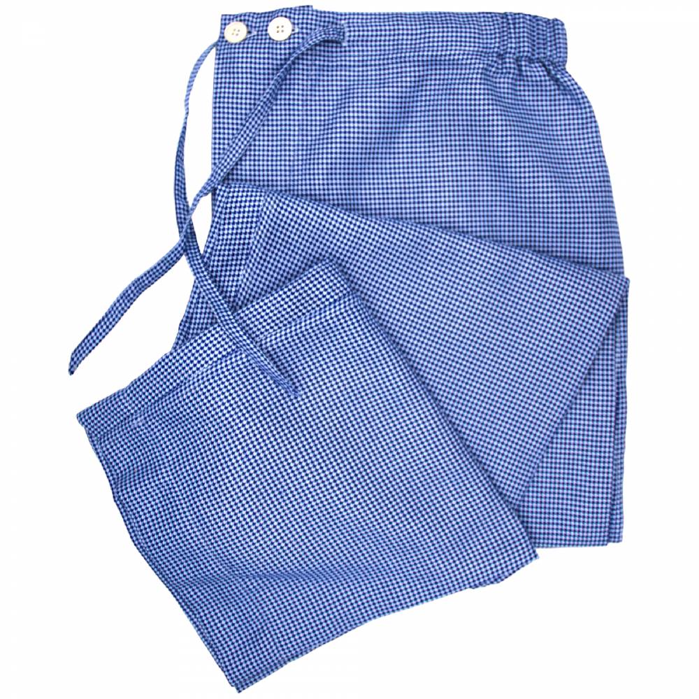 Roberto Ricetti PIGIAMA VENEZIA LUNGO - PIED DE POULE AZZURRO BLU