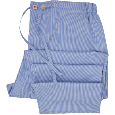 Roberto Ricetti PIGIAMA VENEZIA LUNGO - RIGA AZZURRA E BIANCA