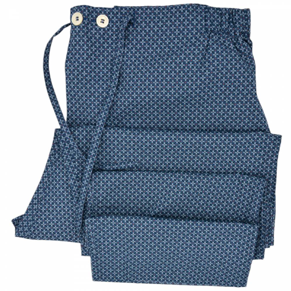 Roberto Ricetti PIGIAMA VENEZIA LUNGO - STAMPA GEOMETRICA