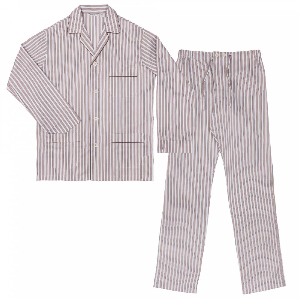 Roberto Ricetti PIGIAMA VENEZIA - RIGA BEIGE CLASSICA