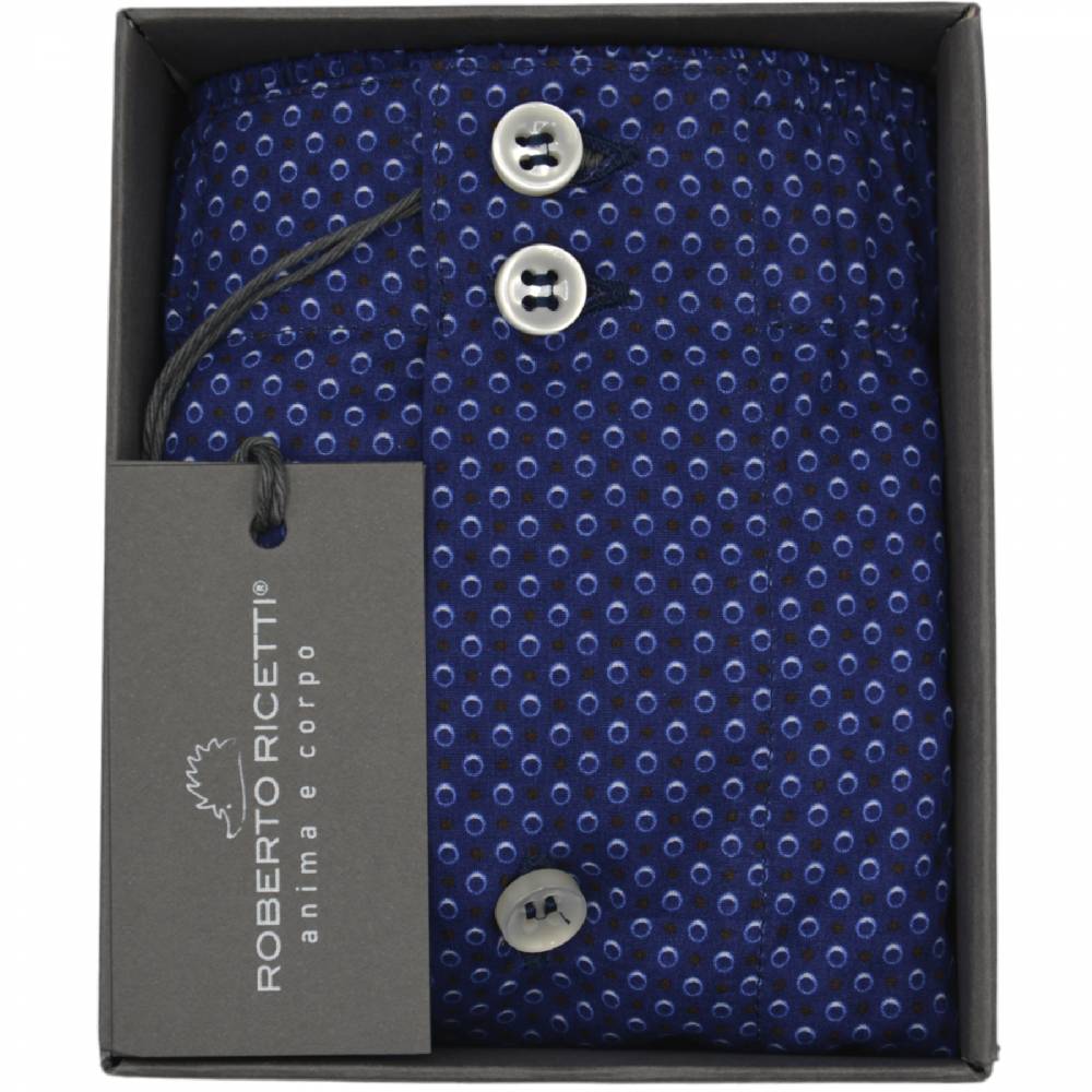 Roberto Ricetti BOXER DB1 SUPPORT - BLU STAMPA