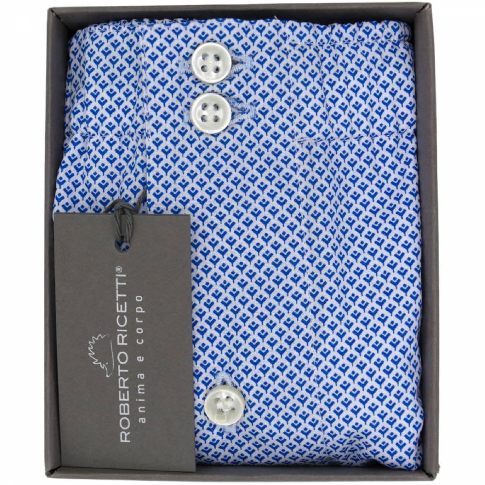 Roberto Ricetti BOXER DB1 SUPPORT - GEOMETRICO BLU