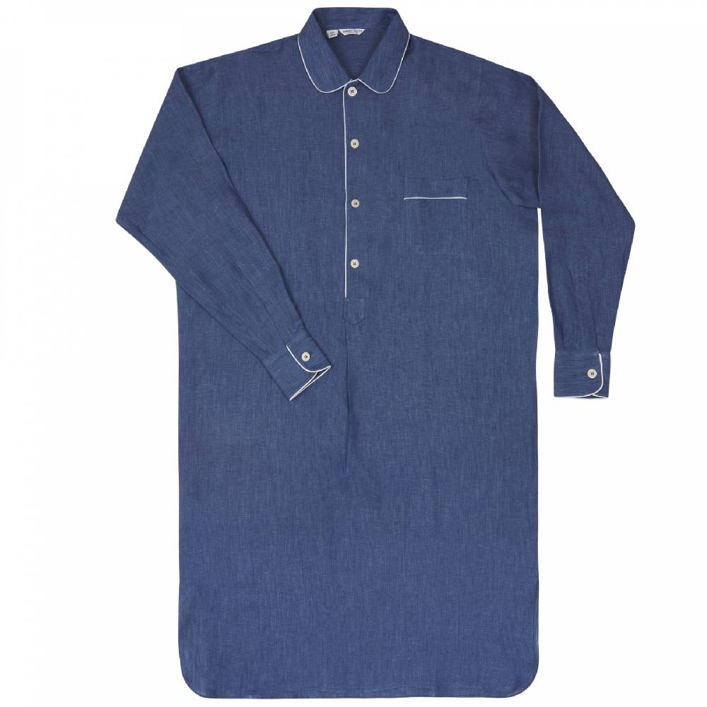 Roberto Ricetti CAMICIONE DA NOTTE - LINO BLU