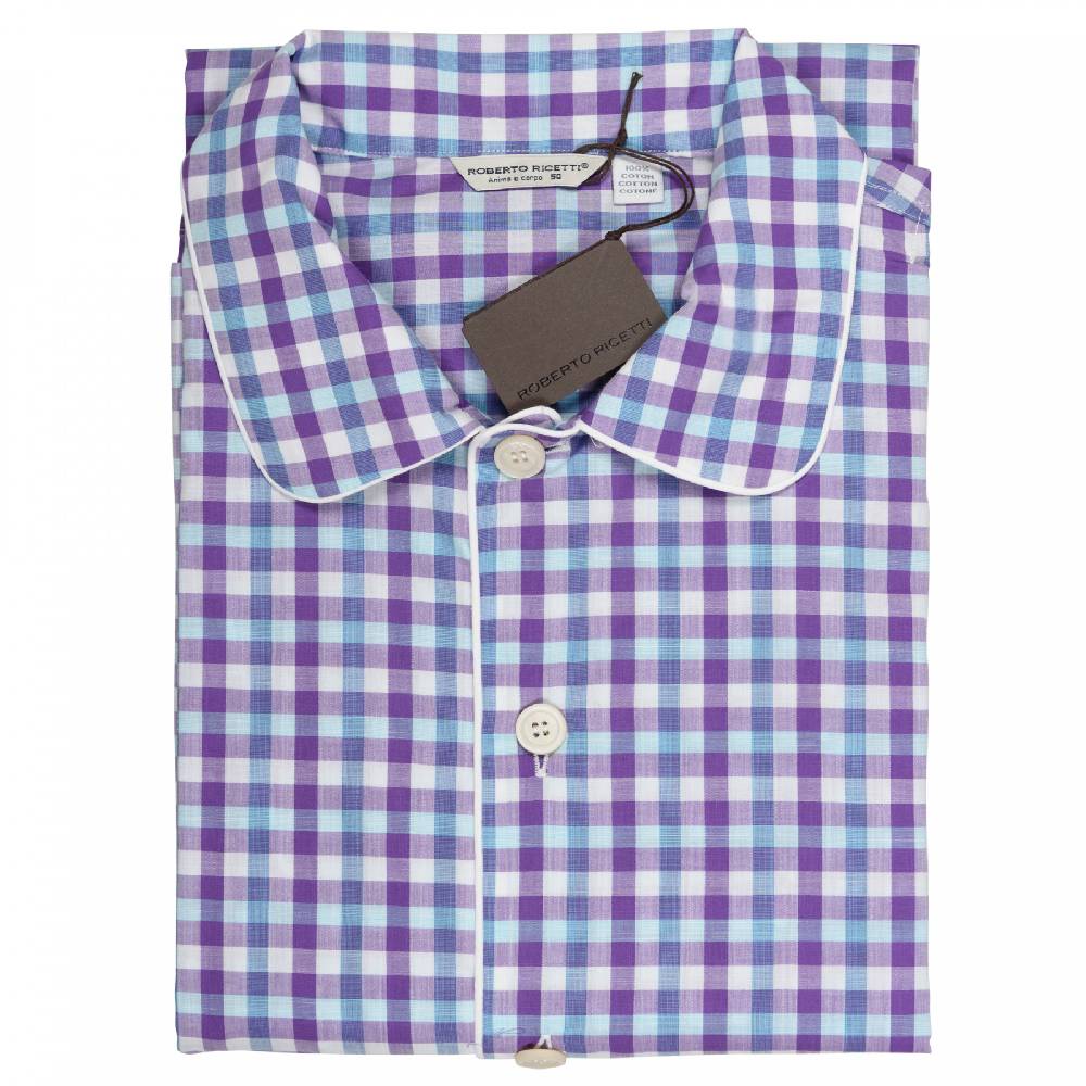 Roberto Ricetti CAMICIONE DA NOTTE - QUADRETTI