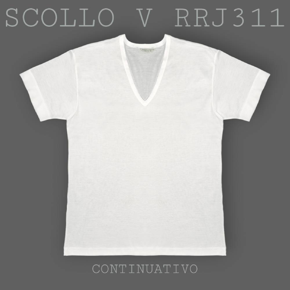 Roberto Ricetti MAGLIA SCOLLO A V - FILO DI SCOZIA Roberto Ricetti MAGLIA SCOLLO A V - FILO DI SCOZIA