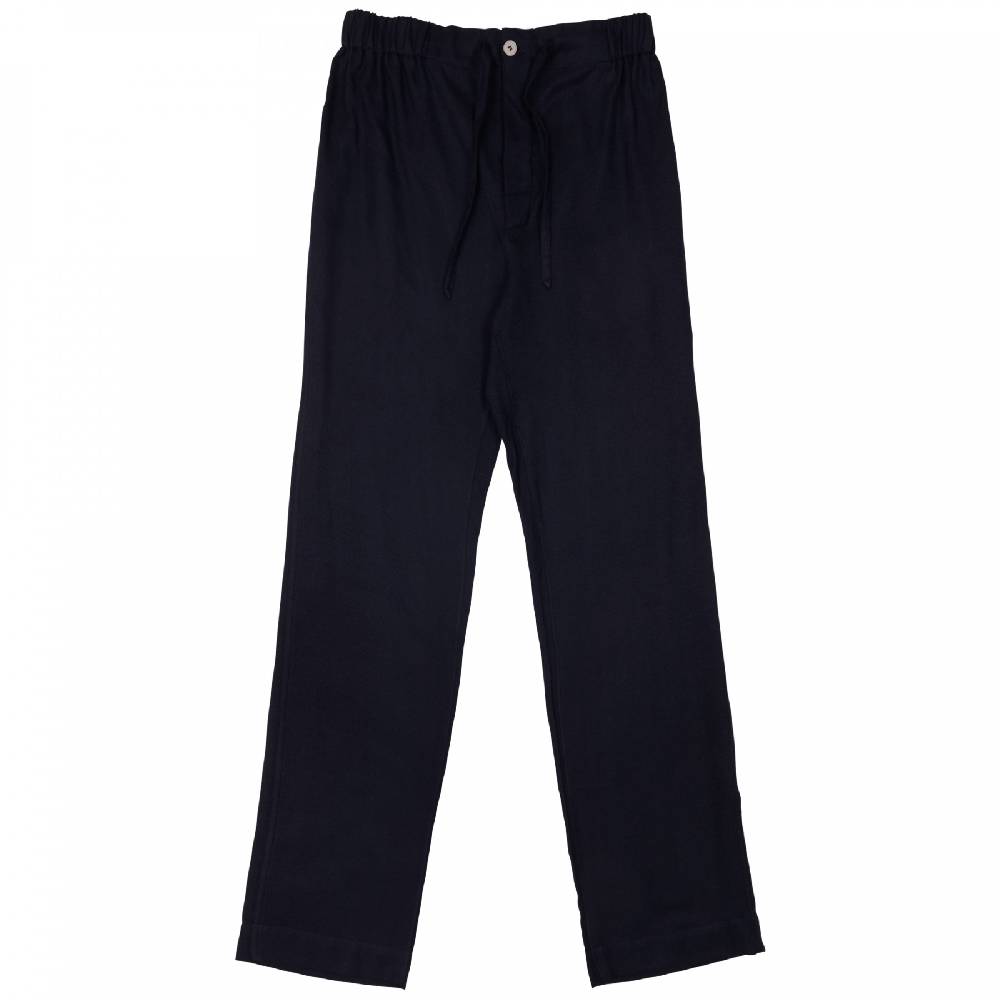 Roberto Ricetti PANTALONE LUNGO - COTONE CALDO BLU