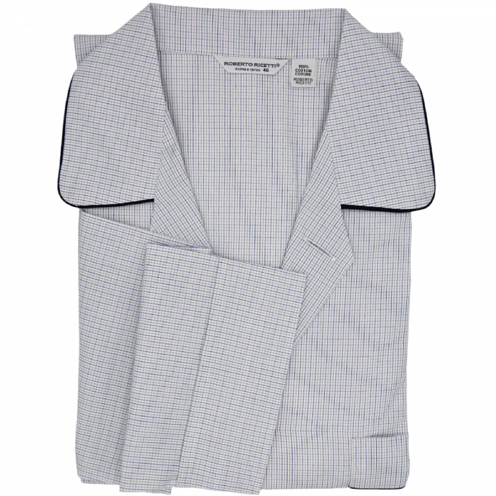 Roberto Ricetti PIGIAMA AME LUNGO - QUADRETTO