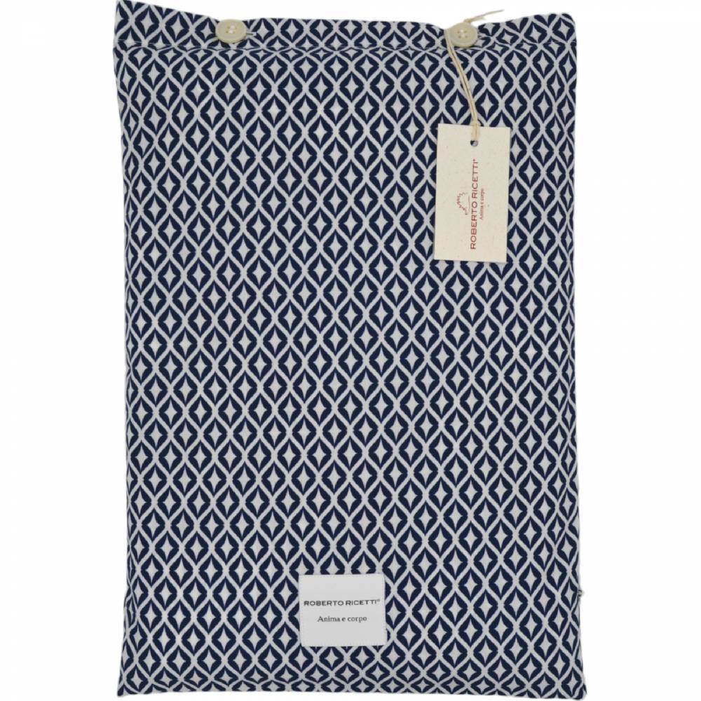 Roberto Ricetti PIGIAMA AME LUNGO - ROMBI BLU