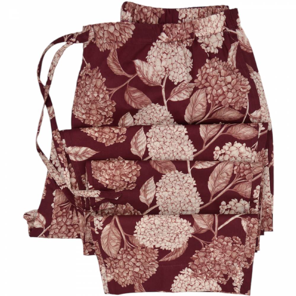 Roberto Ricetti PIGIAMA ENNA - ORTENSIA BORGOGNA