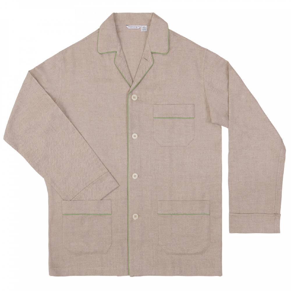 Roberto Ricetti PIGIAMA VENEZIA - COTONE CALDO BEIGE