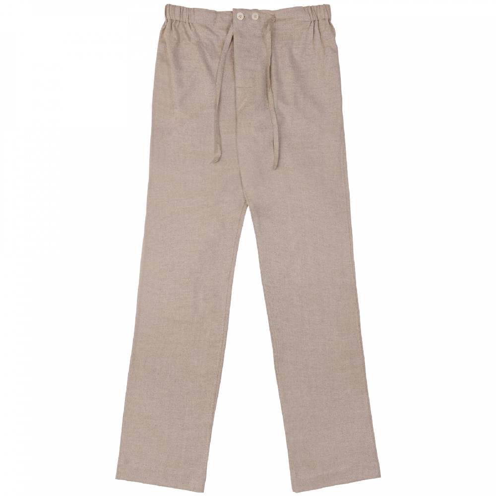 Roberto Ricetti PIGIAMA VENEZIA - COTONE CALDO BEIGE