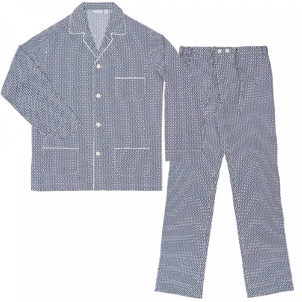 Roberto Ricetti PIGIAMA VENEZIA - ROMBI BLU