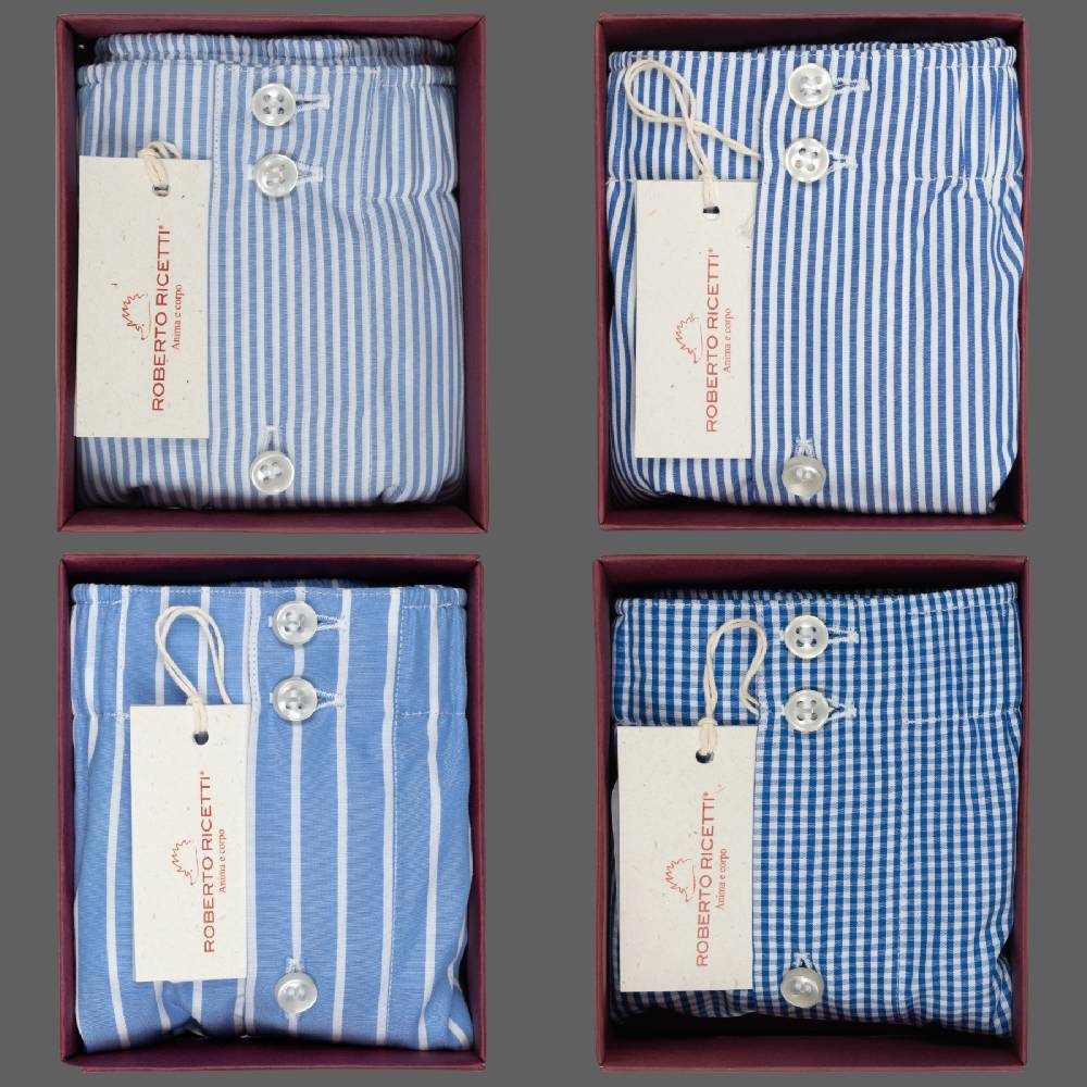 Roberto Ricetti SET "BLUE" - BOXER SUPPORT DB1 - SIZE 52