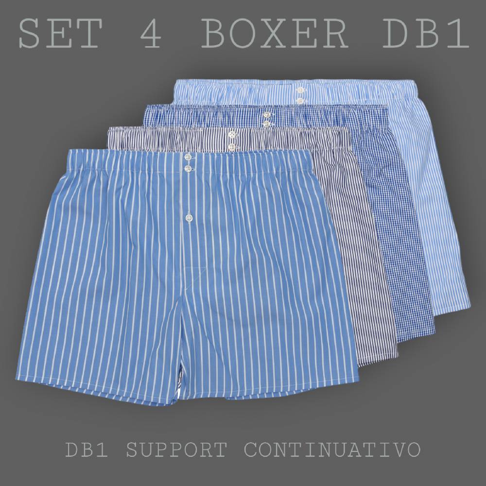 Roberto Ricetti SET "BLUE" - BOXER SUPPORT DB1 - SIZE 52