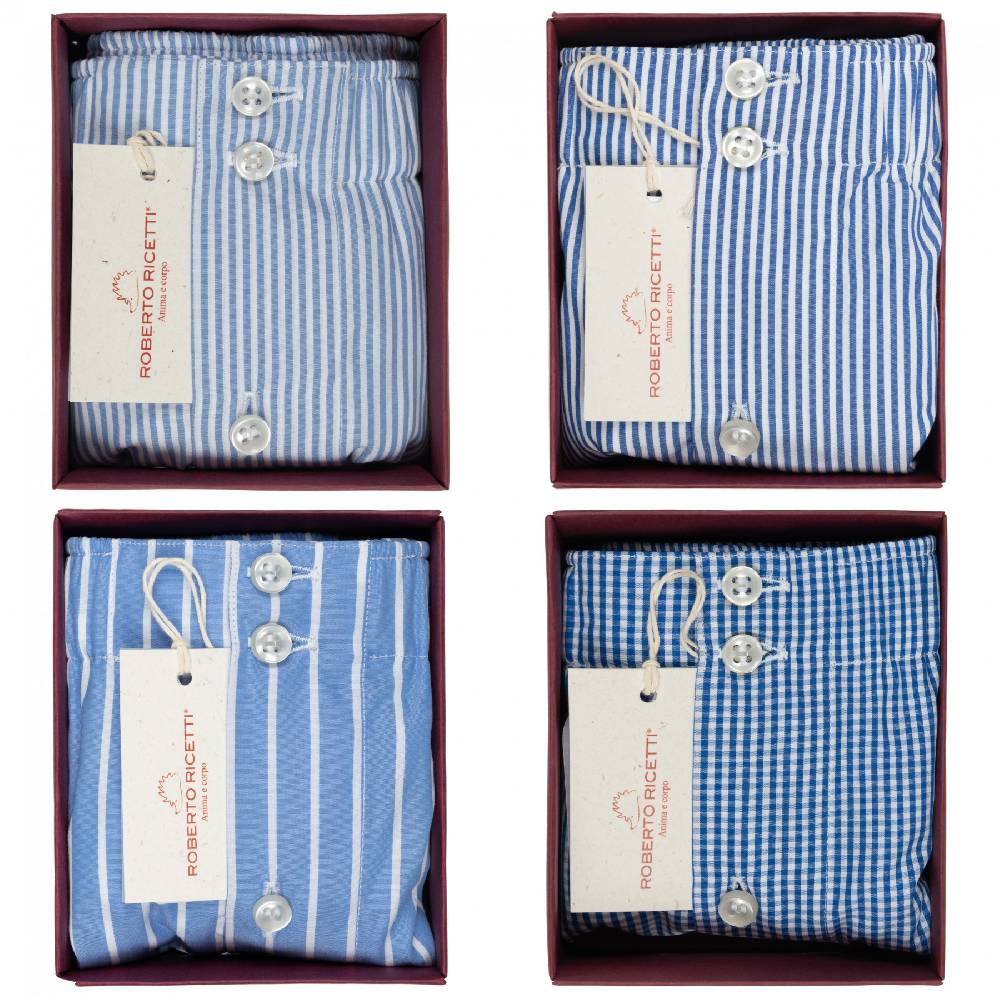 Roberto Ricetti SET "BLUE" - BOXER SUPPORT DB1 - SIZE 54