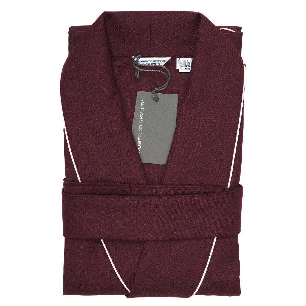 Roberto Ricetti VESTAGLIA DONNA - CASHMERE BORGOGNA
