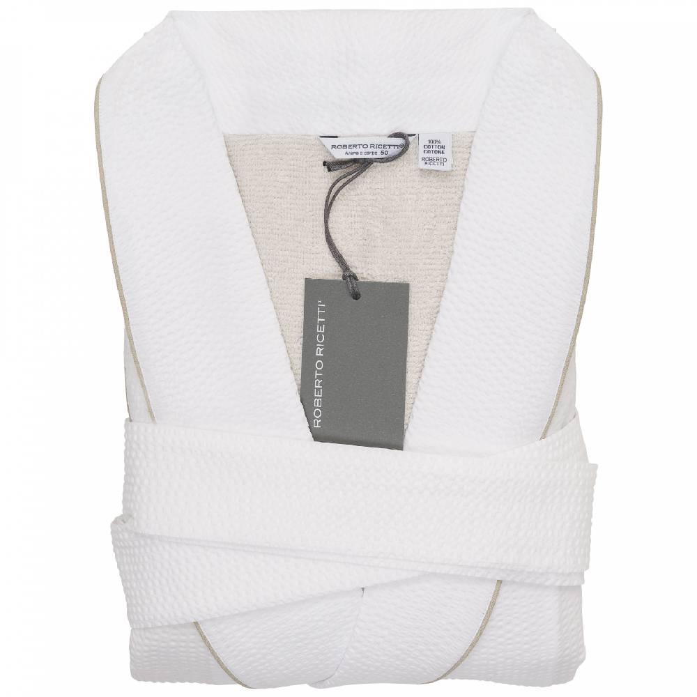 Roberto Ricetti VESTAGLIA POOL UOMO BIANCA