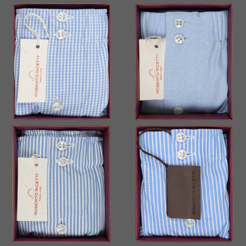 Roberto Ricetti SET "AZZURRO" - BOXER SUPPORT DB1 - SIZE 52