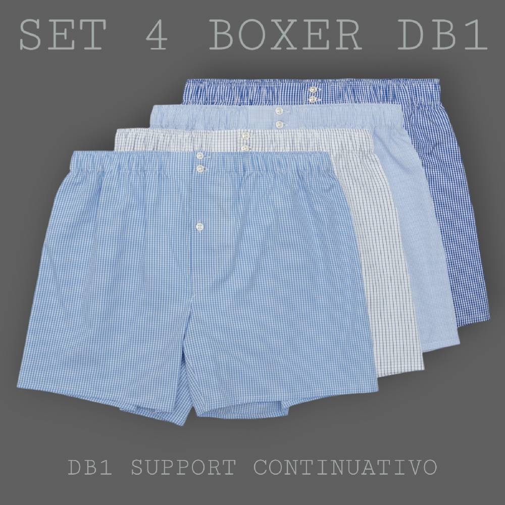 Roberto Ricetti SET "CHECK" - BOXER SUPPORT DB1 - SIZE 52