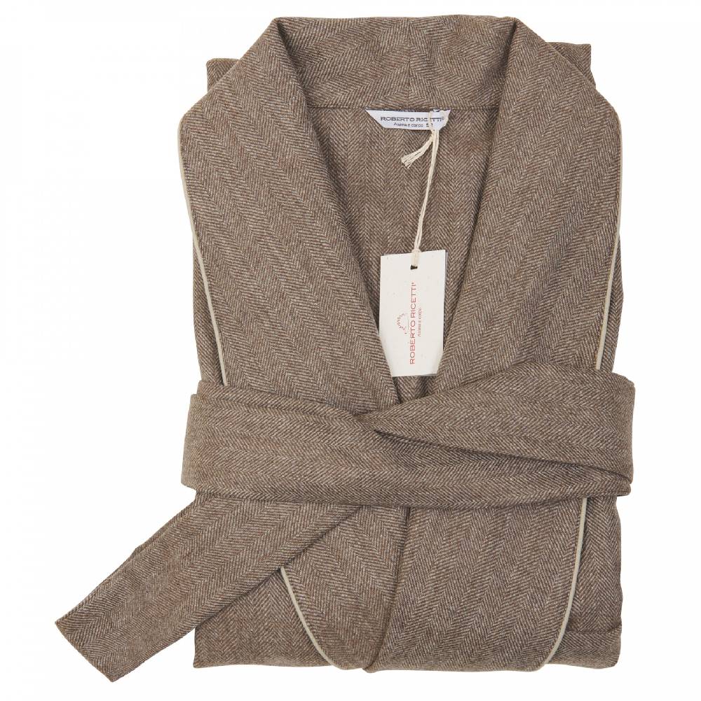 Roberto Ricetti VESTAGLIA UOMO LUNGA - LANA E CASHMERE