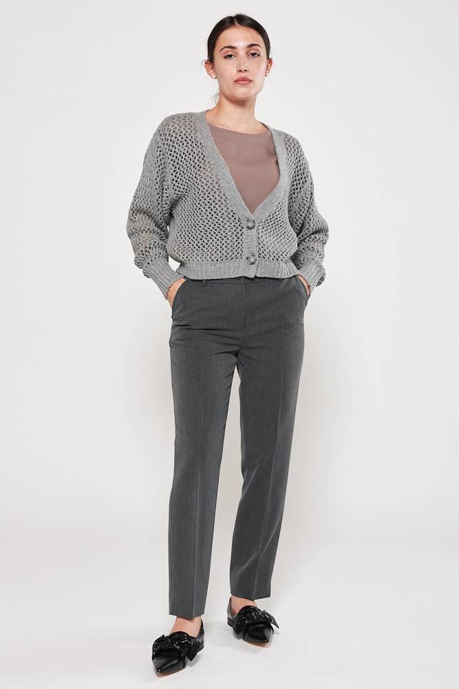 Rrocco Ragni Cardigan A Rete