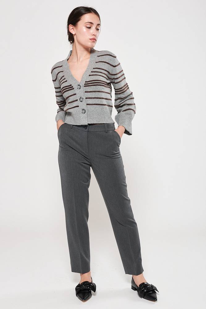 Rrocco Ragni Cardigan A Righe