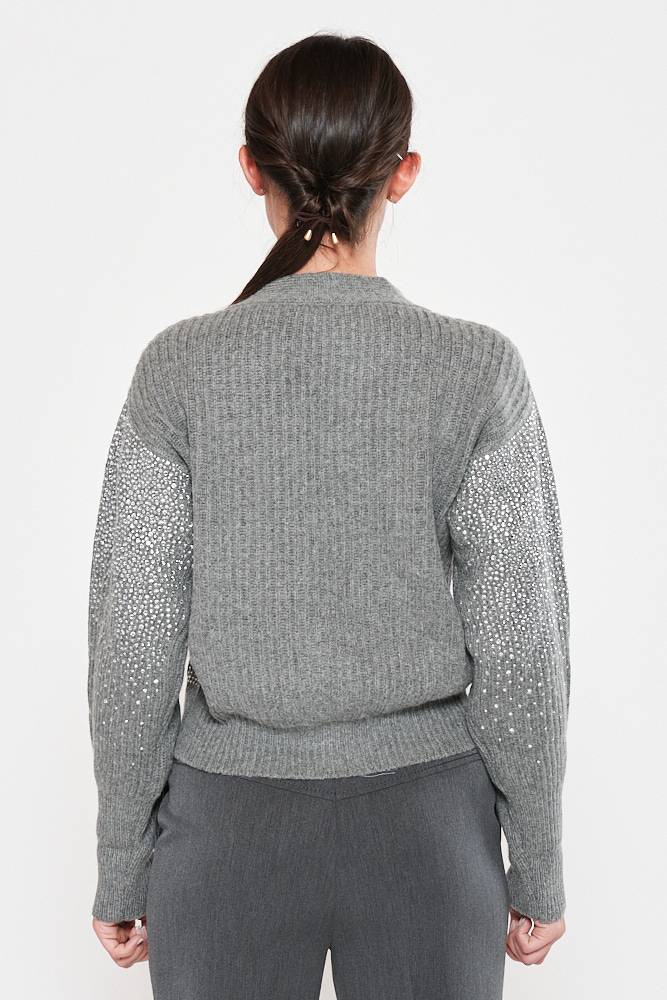 Rrocco Ragni Cardigan Con Cristalli