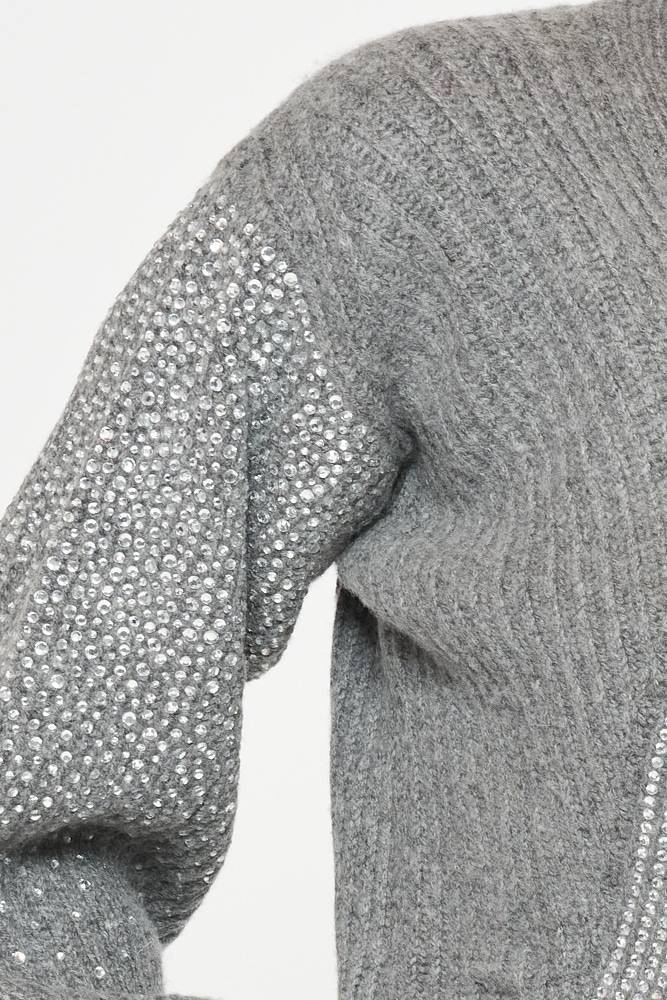 Rrocco Ragni Cardigan Con Cristalli