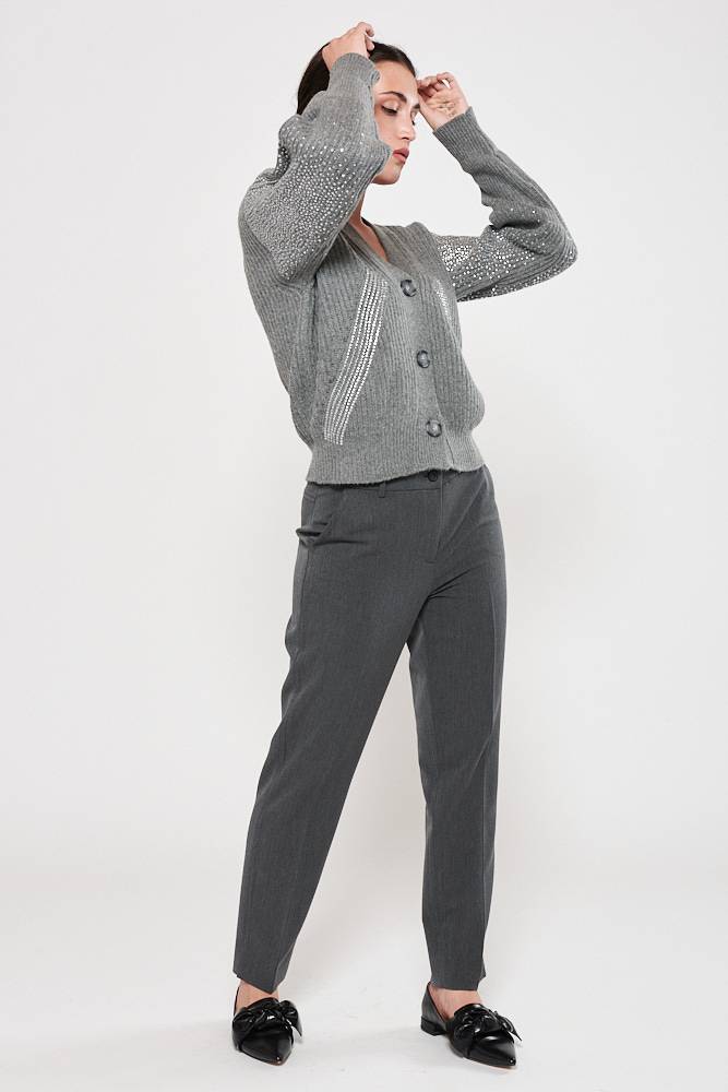 Rrocco Ragni Cardigan Con Cristalli