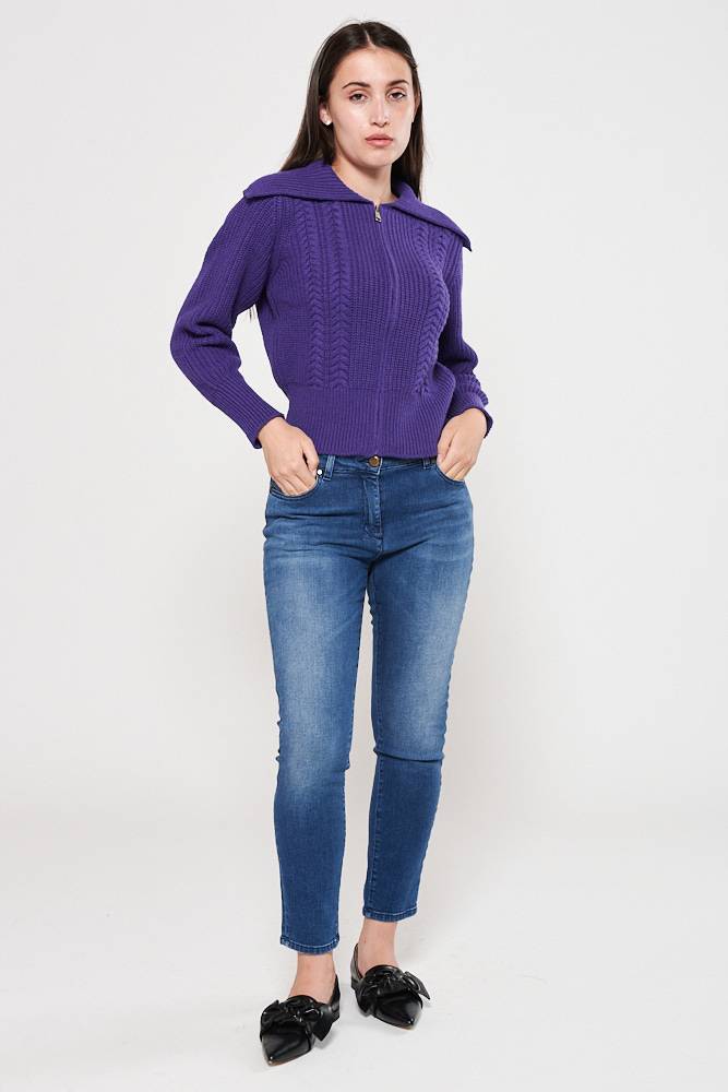 Rrocco Ragni Cardigan Con Maxi Risvolto