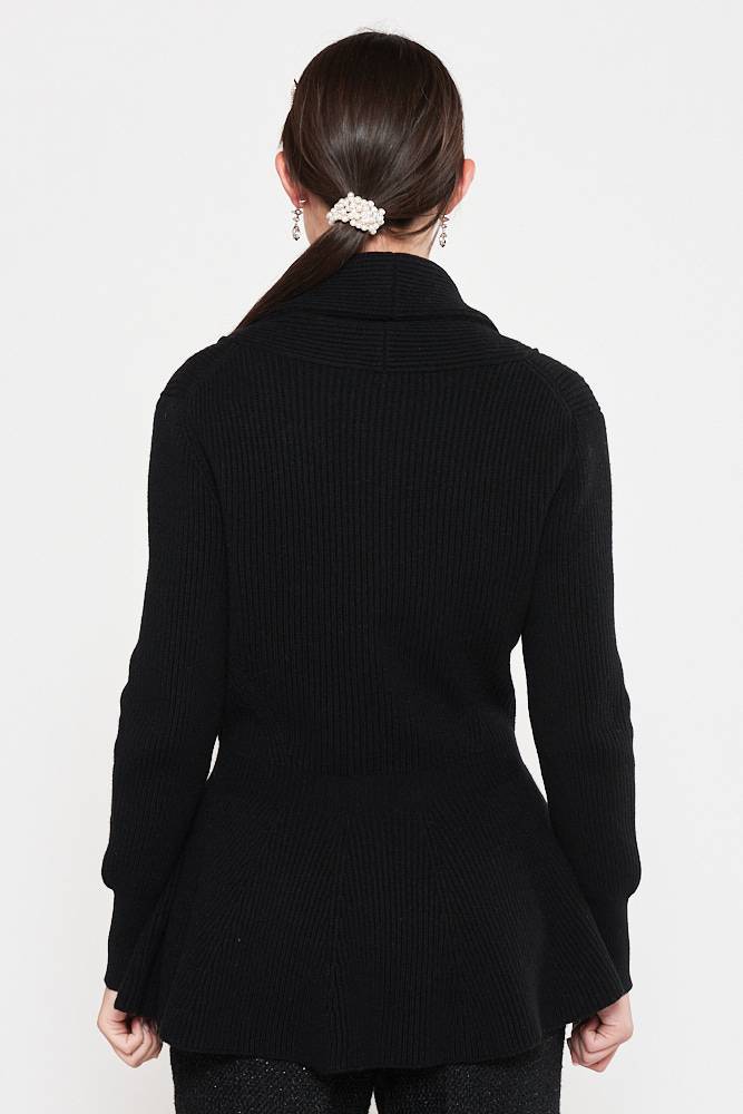 Rrocco Ragni Cardigan Con Volant