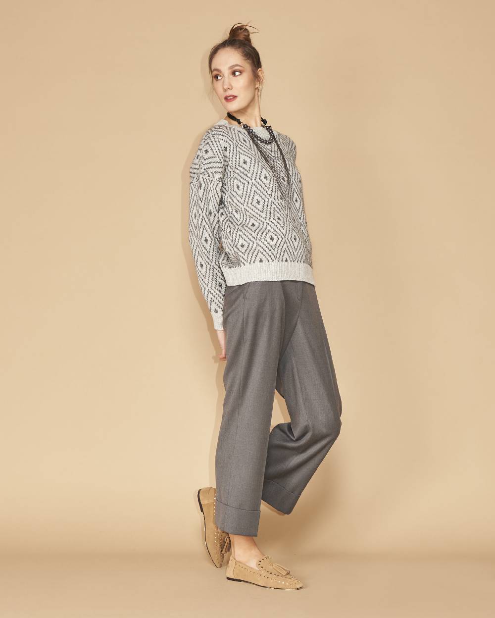 Rrocco Ragni Collana Con Boules E Monile