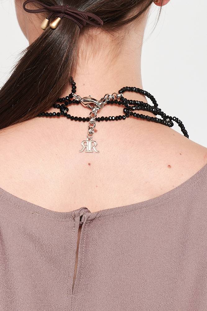 Rrocco Ragni Collana Con Cristalli