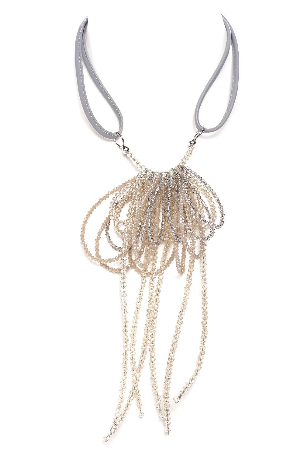 Rrocco Ragni Collana Con Cristalli