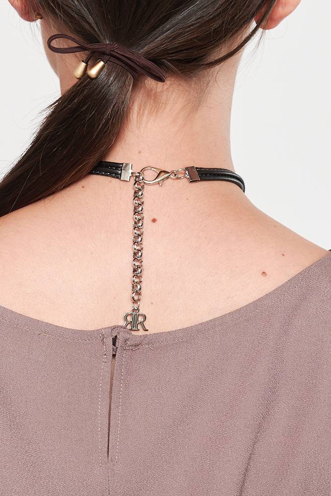 Rrocco Ragni Collana Con Cristalli