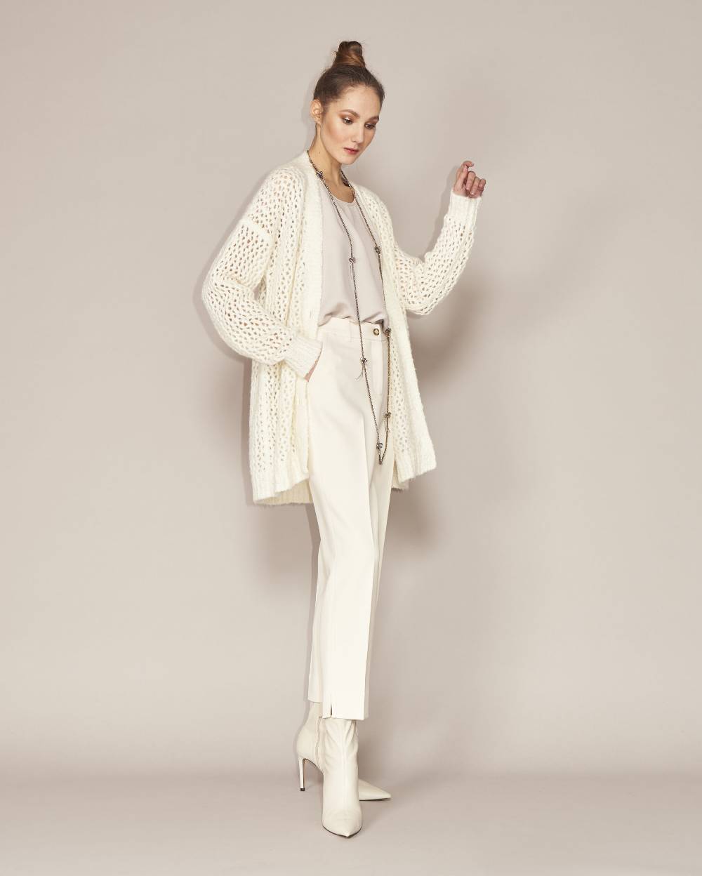 Rrocco Ragni Collana Con Cristalli E Monile