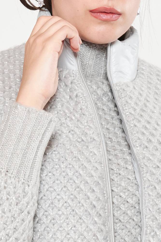 Rrocco Ragni Gilet In Lurex Imbottito