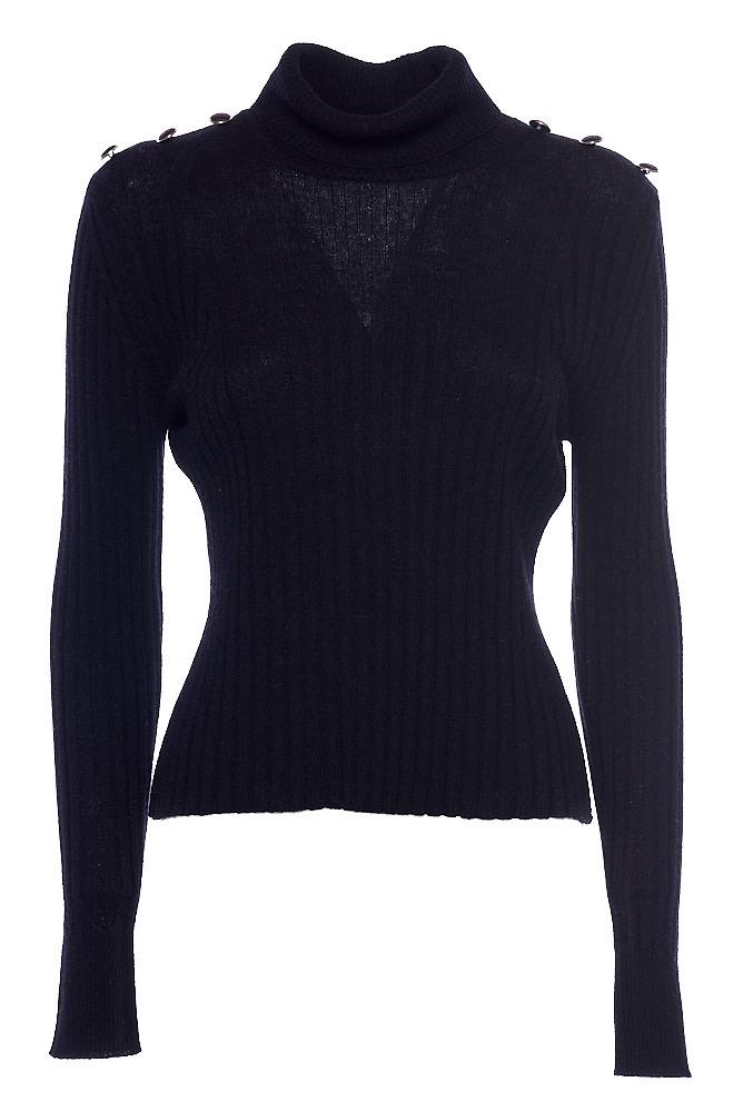 Rrocco Ragni Maglia A Collo Alto Con Bottoni