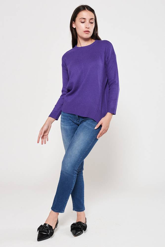 Rrocco Ragni Maglia A Girocollo Con Impunture