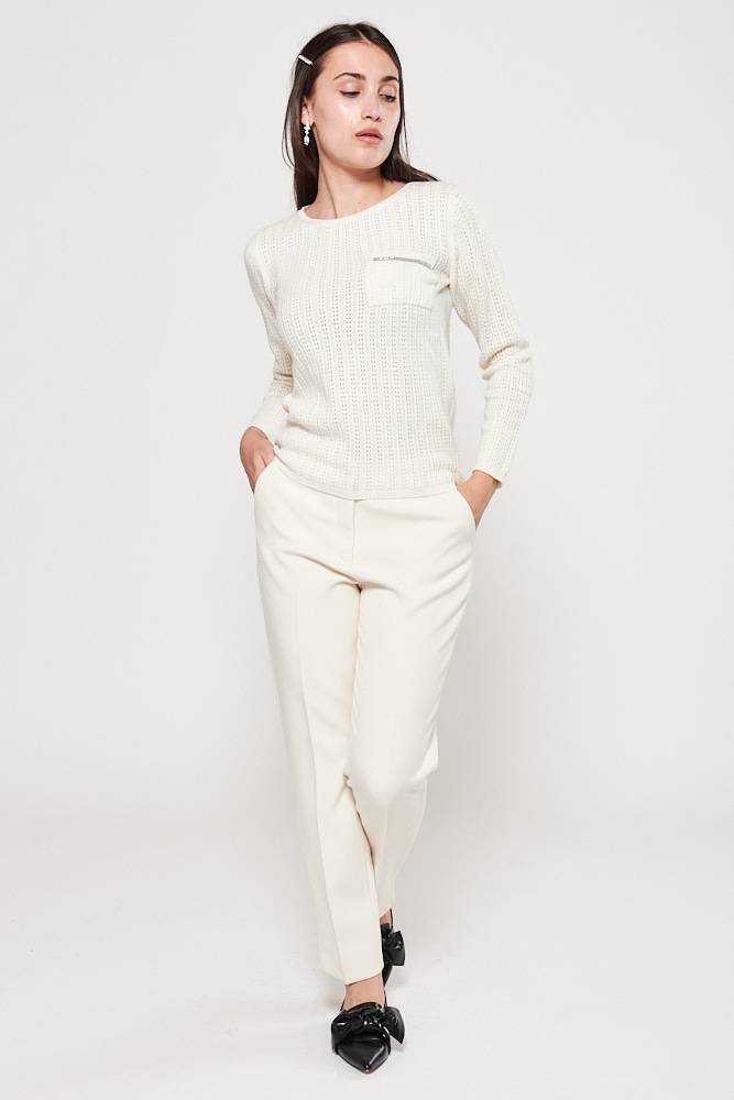 Rrocco Ragni Maglia A Girocollo Con Monile