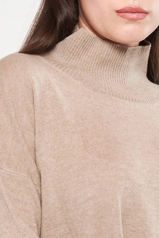 Rrocco Ragni Maglia Con Collo A Lupetto