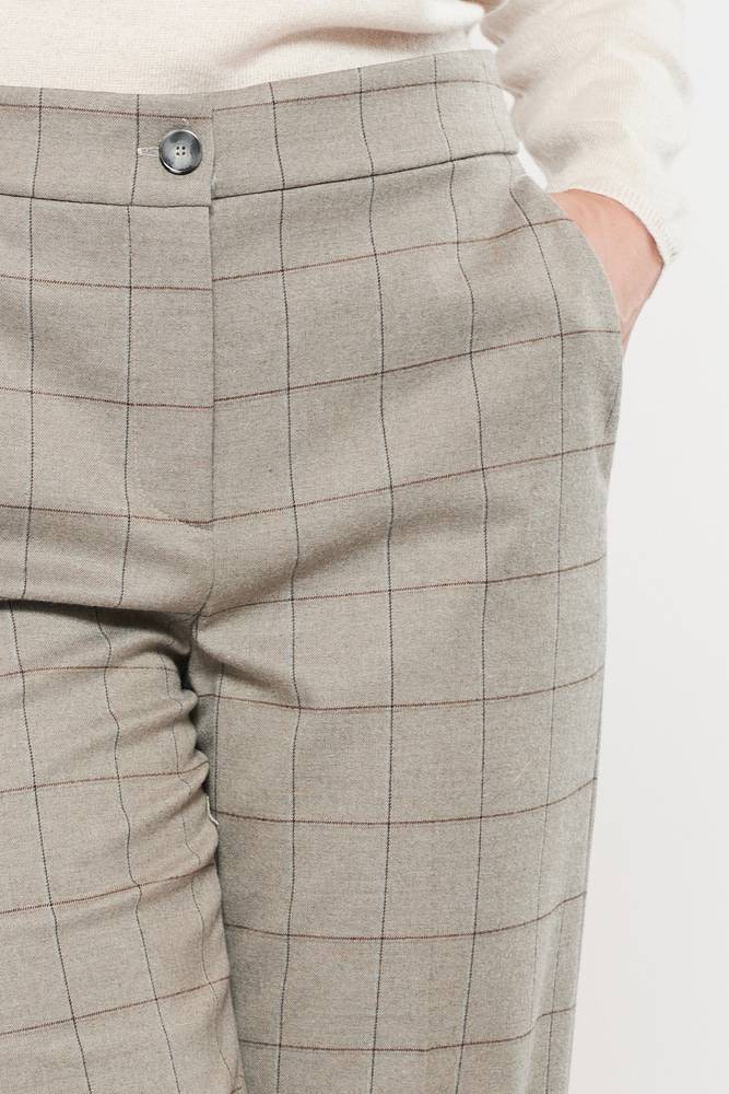 Rrocco Ragni Pantalone Con Risvolto