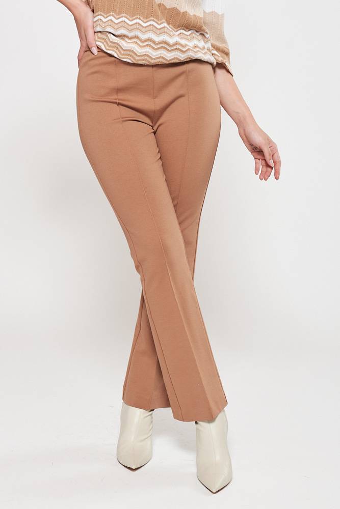 Rrocco Ragni Pantalone stretch svasato