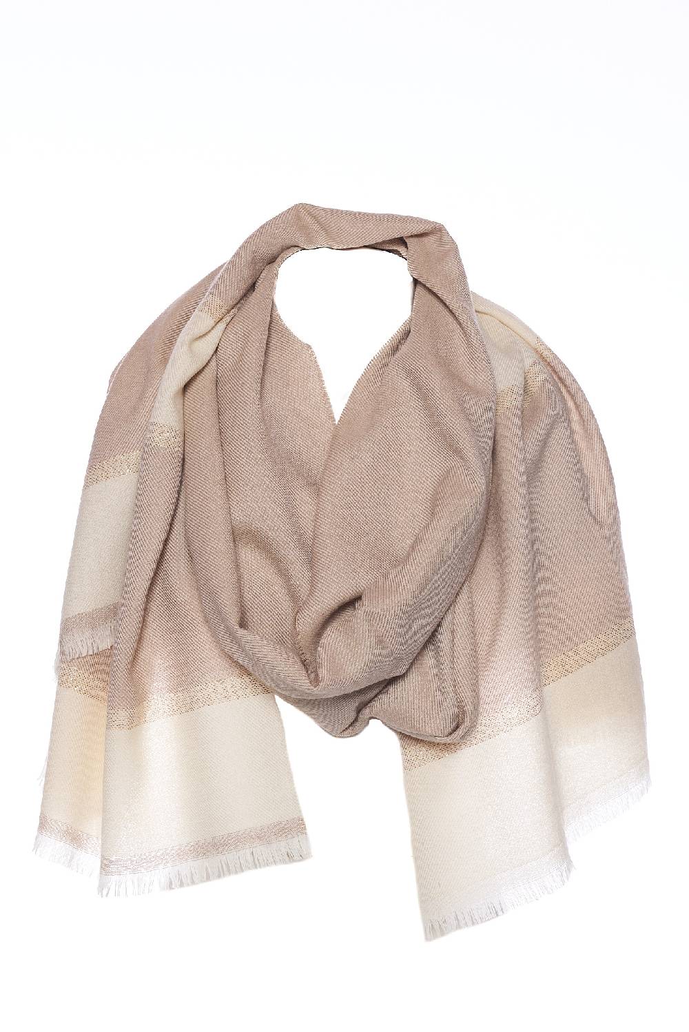 Rrocco Ragni Sciarpa Bicolore Con Lurex