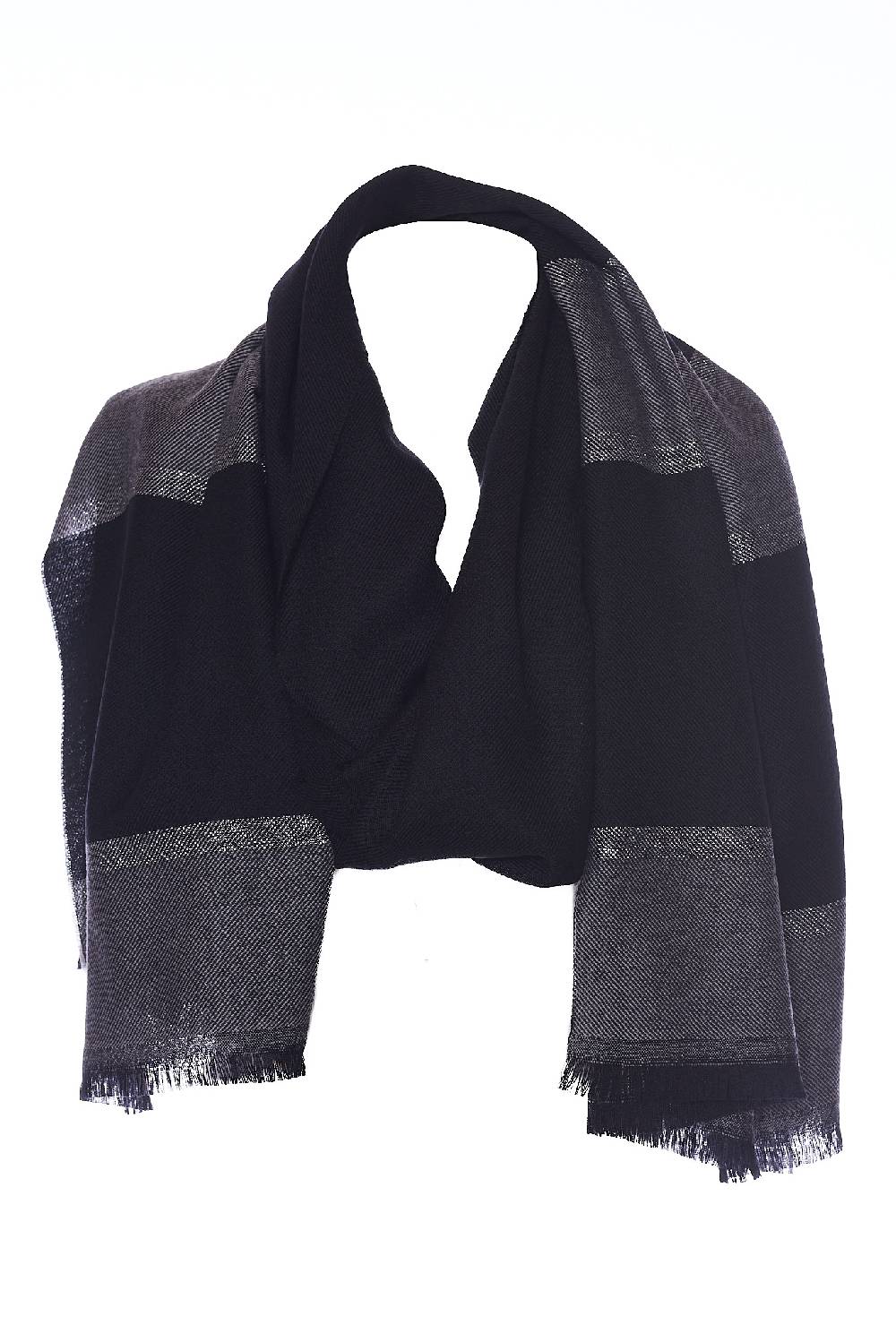 Rrocco Ragni Sciarpa Bicolore Con Lurex